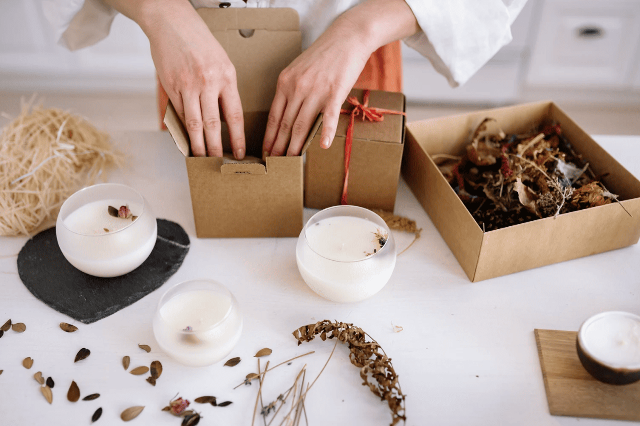 Kräuterkerzen herstellen und verschenken